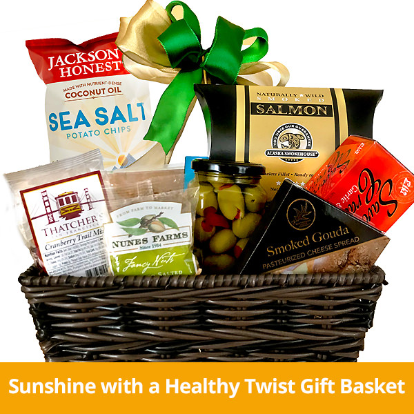 Sunshine with a Healthy Twist Gift Basket